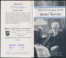 cca 1930-1940 Filmvetítő gépek prospektusai, 3 db