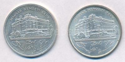 1992-1993. 200Ft Ag "MNB" (2x) T:2 kis patina