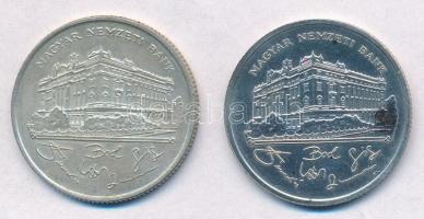 1992-1993. 200Ft Ag "MNB" (2x) T:2 kis patina