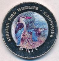 Egyenlítői-Guinea 1994. 1000Fr Cu-Ni "Jégmadarak" multicolor T:1(P) ujjlenyomat Equatorial Guinea 1994. 1000 Francos Cu-Ni "Kingfishers" multicolor C:UNC(P) fingerprint Krause KM#89