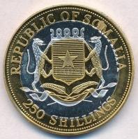 Szomália 1998. 250Sh Cu-Ni-sárgaréz "Viziló" multicolor T:1 fo.
Somalia 1998. 250 Shillin...