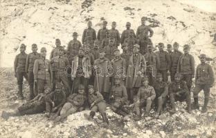 3 db első világháborús osztrák-magyar katonai csoportkép / 3 WWI K.u.k. military photo postcards of ...