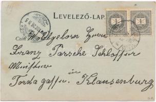 Balázsfalva, Blaj; Piac tér, leányinternátus, este / square view with girl boarding school, night (E...