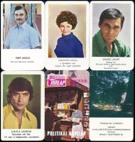 1963-1982 cca 200 db különféle reklámos kártyanaptár