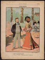 1902 Journal Amusant, journal humoristique Nr. 175  - francia nyelvű vicclap, illusztrációkkal, 16p ...