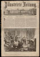 1870 Az Illustrirte Zeitung 3 db száma sok illusztrációval, összetűzve