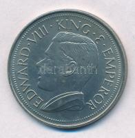 Új-Guinea / Ausztrál igazgatás 1936. 1C Cu-Ni VIII. Edvárd / Paradicsommadár fantáziaveret T:1-,2 New Guinea / Australian Administration 1936. 1 Crown Cu-Ni Edward VIII / Bird of Paradise fantasy coins C:AU,XF Krause X#M1a