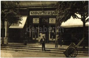 1928 Kolozsvár, Cluj; Gyógyszertár &quot;az Egyszarvúhoz&quot; / pharmacy. photo