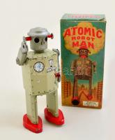 Atomic Robot Man modern gyűjtői lemezjáték, eredeti dobozában, jó állapotban, m: 13 cm