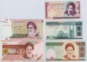 Irán ~2000. 100R + 200R + 1000R + 2000R + 5000R T:I Iran ~2000. 100 Riels + 200 Riels + 1000 Riels + 2000 Riels + 5000 Riels C:UNC