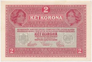 1917. 2K hamis Ausgegeben nach dem 4. Oktober 1920 felülbélyegzéssel (fake overprint) T:I