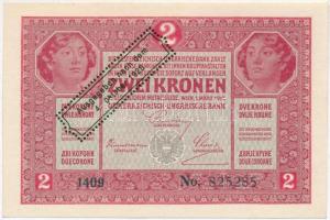 1917. 2K hamis "Ausgegeben nach dem 4. Oktober 1920" felülbélyegzéssel (fake overprint) T:...