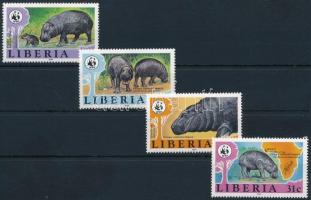 WWF: Pygmy hippopotamus set, WWF: Törpe víziló sor