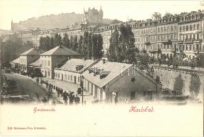 Karlovy Vary, Karlsbad; Gartenzeile / promenade