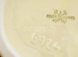 Pirkenhammer balerina, kézzel festett, jelzett, hibátlan, m: 21 cm