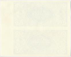 1946. 1.000.000.000BP hátoldali fázisnyomata egybefüggő 2-es ívben, "M.N.B." szárazpecsétt...