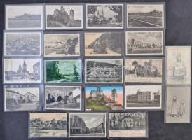 42 db régi felvidéki képeslap jó lapokkal / 42 pre-1945 Slovakian postcards with good and interestin...