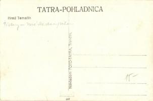 Temetvény, Tematín; várrom / castle ruins, Foto Tatra photo