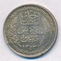 Tunézia / Francia Protektorátus 1934. (1353) 10Fr Ag T:2 kis ph.
Tunisia / French Protectorate 1934...