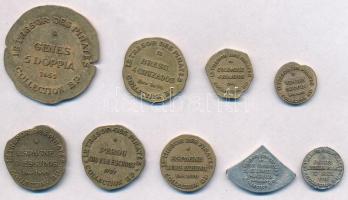 Franciaország ~1970. "Le Tresor des Pirates (Kalózok kincstára)" egyoldalas fém utánveret ...