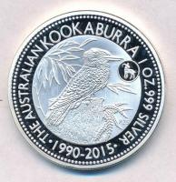 Ausztrália 2015. 1$ Ag Kookaburra (1oz/0.999) T:1  Australia 2015. 1 Dollar Ag Kookaburra (1oz/0.999) C:UNC