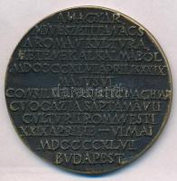 Borsos Miklós (1906-1990) 1947. "Mihail Eminescu / A Magyar Művészeti Tanács a román kultúra he...