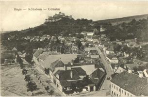 Kőhalom, Reps, Rupea; látkép, vár. Kasper &amp; Kellner kiadása / general view, castle (EK)