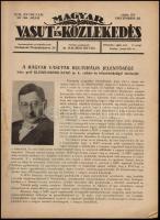 1929 Magyar vasút és közlekedés XVII. évfolyam ünnepi száma, 96 p. / Hungarian railway magazine