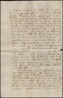 1779 Zólyom, latin nyelvű irat városi ügyekben, aláírásokkal