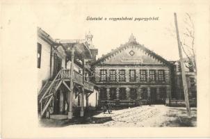 Nagyszabos, Nagyszlabos, Slavosovce; Első Magyar Papíripar Rt. Papírgyár / paper factory / Papierfabrik