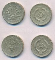 Nagy-Britannia 1985-2008. 1Ł (4xklf) T:2-,3
Great Britain 1985-2008. 1 Pound (4xdiff) C:VF,F
