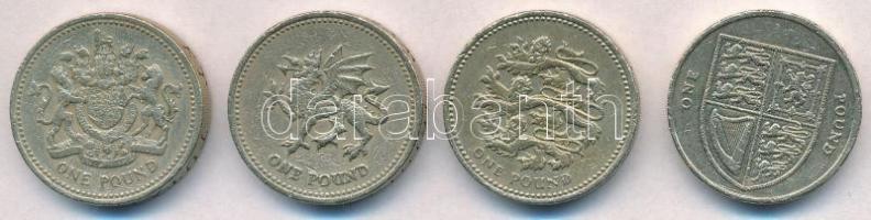 Nagy-Britannia 1983-2012. 1Ł (4xklf) T:2-,3
Great Britain 1983-2012. 1 Pound (4xdiff) C:VF,F