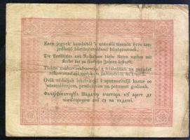 1848. 5Ft "Kossuth bankó" vörösbarna T:III-