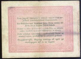 1848. 5Ft "Kossuth bankó" vörösbarna T:III-