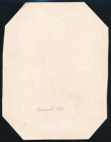 1855 Kolozsvár, férfi portréja, fénynyomat, hátulján feliratozva, 24×18,5 cm