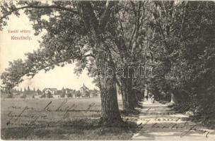 Keszthely, Vasúti sétány. Kiadja Mérei Ignác