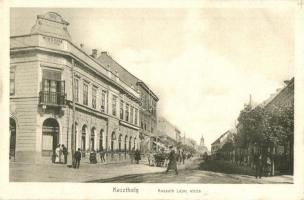 Keszthely, Kossuth Lajos utca, Hungária szálloda (szakadás / tear)