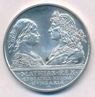 1990. 500Ft Ag Mátyás király / Beatrix T:BU kis patina Adamo EM113