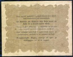 1848. 10Ft "Kossuth bankó" hátlapi fordított alapnyomattal T:III/IV