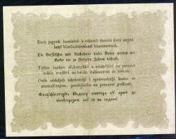 1848. 10Ft "Kossuth bankó" hátlapi fordított alapnyomattal T:restaurált