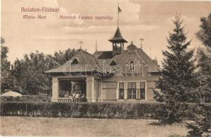 Balatonföldvár, Mária-Kert, Heinrich Ferencz nyaralója. Gerenday Gyula kiadása