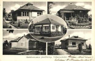 Balatonsomos, Fürdőtelep, Villák, Babszem villa. Mihalecz Lajos kiadása (EK)