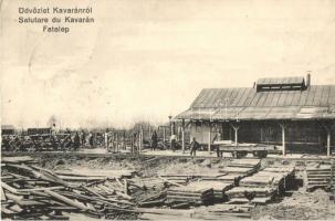 Kavarán, Constantin Daicoviciu; Fatelep, fűrésztelep / sawmill