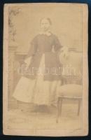 ca 1865 3 db vizitkártya, különböző méretben