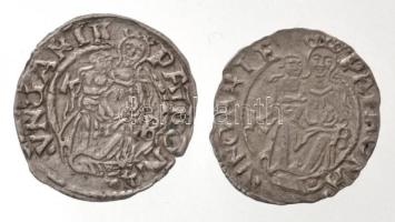 1549K-B - 1550K-B Denár Ag I. Ferdinánd Körmöcbánya (2xklf) (0.53g ; 0,47g) T:2 Huszár: 935, Unger II.: 745.a