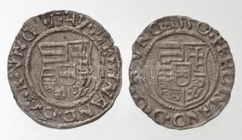 1549K-B - 1550K-B Denár Ag "I. Ferdinánd" Körmöcbánya (2xklf) (0.53g ; 0,47g) T:2
Huszár:...