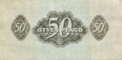 1944. 50P "V.H." T:II + 1946. 100.000B.-pengő T:I- + 1946. 100.000AP vastag, fehér papíron...