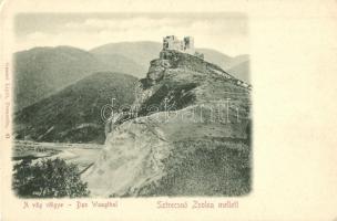 Sztrecsnó, Sztrecsény, Strecno; A Vág-völgye. Várrom Zsolna mellett. Gansel Lipót 240. / Das Waagthal / castle ruins near Zilina