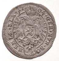 Csehország / Történelmi tartomány 1704. 1kr Ag "I. Lipót" Kuttenberg (0,65g) T:2 Bohemia 1704. 1 Kreuzer Ag "Leopold I" Kuttenberg (0,65g) C:XF