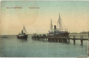 Balatonfüred, Hajóállomás, gőzhajó (EK)